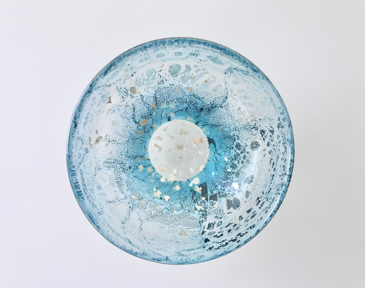 Sake drinking vessel katakuchi/guinomi Glass Artists by Kojima Glass #GW-5