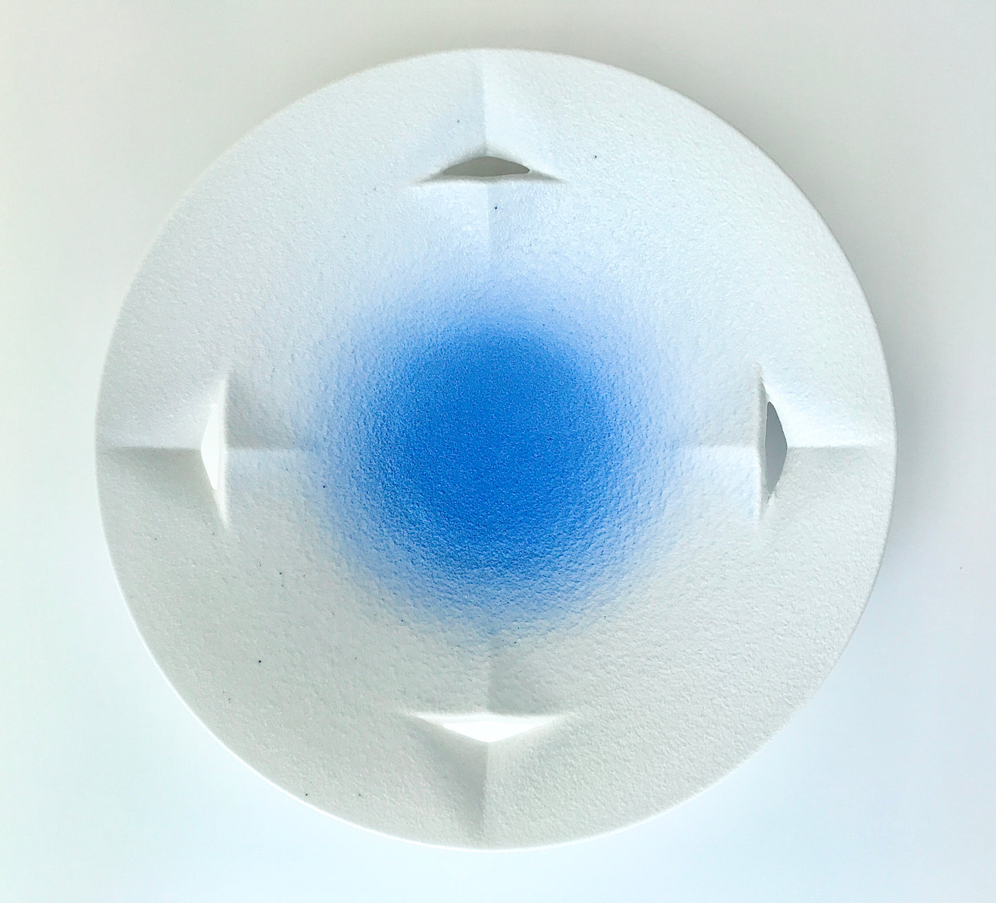 Mino ware Shiraaihuki Round Openwork Mukozuke Japanese Pottery Tableware #MW-5