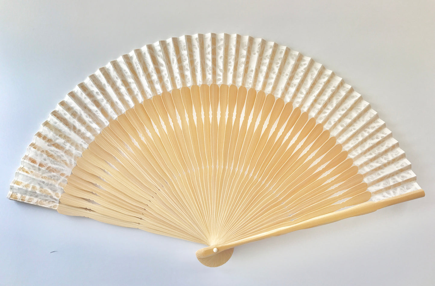 Kyo Sensu/Tanji × Mino Washi/Openwork Hemp Leaf Pattern #KS-9