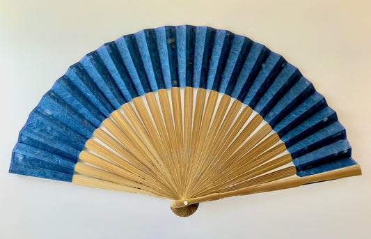 Kyo Sensu/Tanji × Tosa Washi/Falling Water Paper (Navy Blue) #KS-7